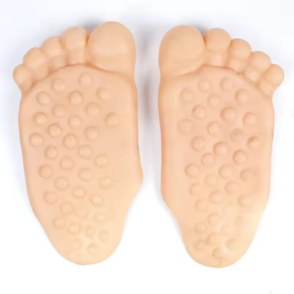 Foot-Shaped Slippers